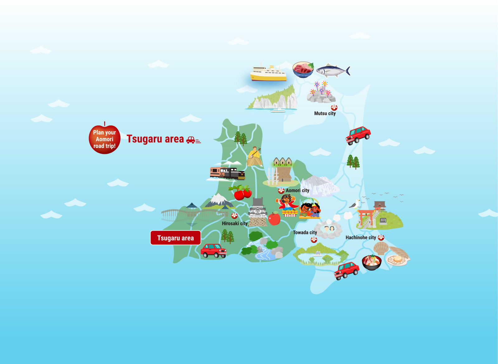 Plan your Aomori road trip!