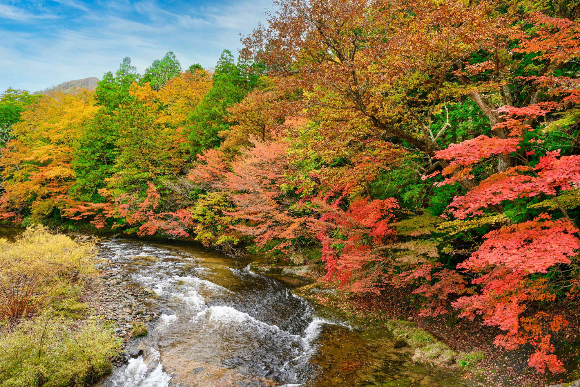 下北半島屈指の紅葉スポット